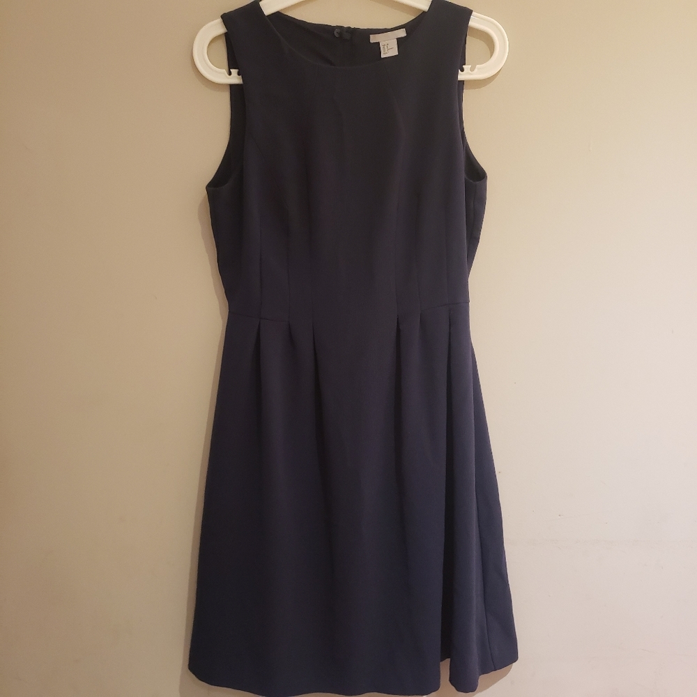 H&M Navy Blue Dress - Short/Midi